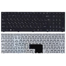 Клавиатура для ноутбука DNS Pegatron C15, C17, MicroXperts U300-02, U420-04, U420-05 черная с рамкой