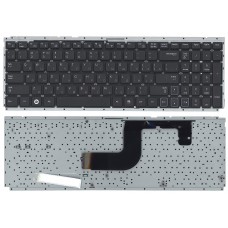 Клавиатура для ноутбука Samsung RC508, RC510, RC520, RV509, RV511, RV513, RV515, RV518, RV520 Черная, без рамки