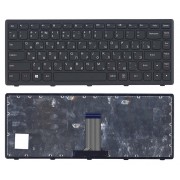 Клавиатура Lenovo IdeaPad Flex 14, G400S, G405S, G410S, N410, S410P, Z410, 25-211115 чёрная, с рамкой