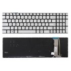 Клавиатура Asus G551, G771, GL552, GL752, N551, N552, N751, 9Z.N8BBC.P01 Серая, без рамки, с подсветкой