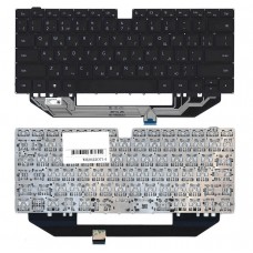 Клавиатура для ноутбука Huawei MateBook X Pro черная, без рамки