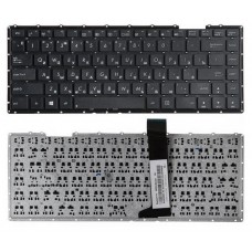 Клавиатура для ноутбука Asus F401, F401A, F401U, X401, X401A, X401U Черная, без рамки
