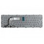 Клавиатура для ноутбука HP Pavilion 17-e000, 17-e100 чёрная, с рамкой