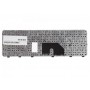Клавиатура для ноутбука HP Pavilion dv6-6000, dv6-6100, dv6-6200, dv6-6b00, dv6-6c00 Чёрная, с рамкой
