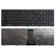 Клавиатура Lenovo Flex 2 15, 2 15D, IdeaPad 300-15IBR, 300-15ISK, 300-17ISK, B50-30, B50-45, B50-70, B50-80, G50-30, G50-45, G50-70, G50-75, G50-80, G70-70, S500, Z50-70, Z50-75, Z70-80 Черная, черная рамка