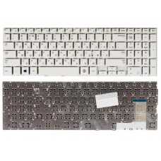 Клавиатура для ноутбука Samsung NP370R5E, NP450R5E, NP450R5V, NP470R5E, NP510R5E Белая, без рамки
