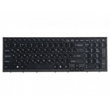 Клавиатура для ноутбука Sony Vaio VPC-EB, VPCEB чёрная, с рамкой