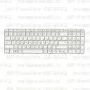 Клавиатура для ноутбука HP Pavilion G6-2042 Белая, с рамкой