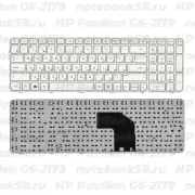 Клавиатура для ноутбука HP Pavilion G6-2179 Белая, с рамкой