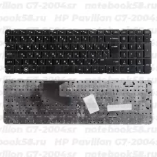 Клавиатура для ноутбука HP Pavilion G7-2004sr Чёрная, без рамки, вертикальный ENTER