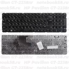 Клавиатура для ноутбука HP Pavilion G7-2238nr Чёрная, без рамки, вертикальный ENTER