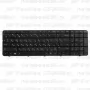 Клавиатура для ноутбука HP Pavilion G7-2050sr Чёрная с рамкой
