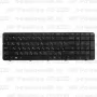 Клавиатура для ноутбука HP Pavilion G7-2235 Чёрная с рамкой