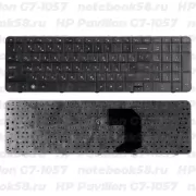 Клавиатура для ноутбука HP Pavilion G7-1057 Черная