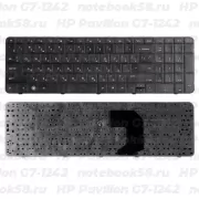 Клавиатура для ноутбука HP Pavilion G7-1242 Черная