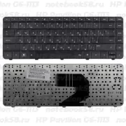 Клавиатура для ноутбука HP Pavilion G6-1113 Черная