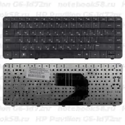 Клавиатура для ноутбука HP Pavilion G6-1d72nr Черная