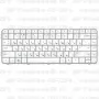 Клавиатура для ноутбука HP Pavilion G6-1294 Белая