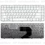 Клавиатура для ноутбука HP Pavilion G6-1343 Белая