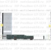 Матрица для ноутбука HP Pavilion G7-1339 (1600x900 HD+) TN, 40pin, Глянцевая