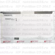 Матрица для ноутбука HP Pavilion G7-2043 (1600x900 HD+) TN, 40pin, Глянцевая