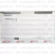 Матрица для ноутбука HP Pavilion G7-1112 (1600x900 HD+) TN, 40pin, Глянцевая