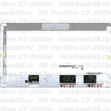 Матрица для ноутбука HP Pavilion G7-2053er (1600x900 HD+) TN, 40pin, Матовая