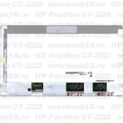 Матрица для ноутбука HP Pavilion G7-2222 (1600x900 HD+) TN, 40pin, Матовая