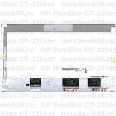 Матрица для ноутбука HP Pavilion G7-2314nr (1600x900 HD+) TN, 40pin, Матовая