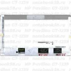 Матрица для ноутбука HP Pavilion G7-1239 (1600x900 HD+) TN, 40pin, Матовая