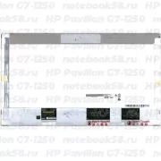 Матрица для ноутбука HP Pavilion G7-1250 (1600x900 HD+) TN, 40pin, Матовая