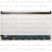 Матрица для ноутбука HP Pavilion G7-2155 (1600x900 HD+) TN, 40pin, Глянцевая