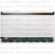 Матрица для ноутбука HP Pavilion G7-2328sr (1600x900 HD+) TN, 40pin, Глянцевая
