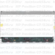 Матрица для ноутбука HP Pavilion G7-1326sr (1600x900 HD+) TN, 40pin, Глянцевая