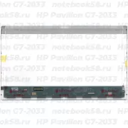 Матрица для ноутбука HP Pavilion G7-2033 (1600x900 HD+) TN, 40pin, Глянцевая