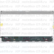 Матрица для ноутбука HP Pavilion G7-2042 (1600x900 HD+) TN, 40pin, Глянцевая