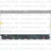 Матрица для ноутбука HP Pavilion G7-2249 (1600x900 HD+) TN, 40pin, Глянцевая