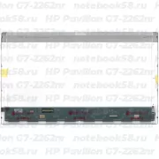 Матрица для ноутбука HP Pavilion G7-2262nr (1600x900 HD+) TN, 40pin, Глянцевая