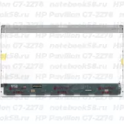 Матрица для ноутбука HP Pavilion G7-2278 (1600x900 HD+) TN, 40pin, Глянцевая