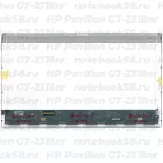 Матрица для ноутбука HP Pavilion G7-2318nr (1600x900 HD+) TN, 40pin, Глянцевая