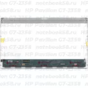 Матрица для ноутбука HP Pavilion G7-2358 (1600x900 HD+) TN, 40pin, Глянцевая