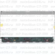 Матрица для ноутбука HP Pavilion G7-1119 (1600x900 HD+) TN, 40pin, Глянцевая