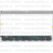 Матрица для ноутбука HP Pavilion G7-1200er (1600x900 HD+) TN, 40pin, Глянцевая