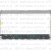 Матрица для ноутбука HP Pavilion G7-1245 (1600x900 HD+) TN, 40pin, Глянцевая