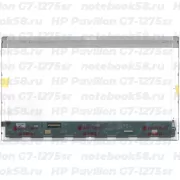 Матрица для ноутбука HP Pavilion G7-1275sr (1600x900 HD+) TN, 40pin, Глянцевая