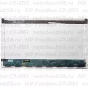 Матрица для ноутбука HP Pavilion G7-2151 (1600x900 HD+) TN, 40pin, Глянцевая