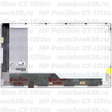 Матрица для ноутбука HP Pavilion G7-1310sr (1600x900 HD+) TN, 40pin, Глянцевая