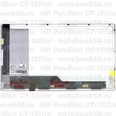 Матрица для ноутбука HP Pavilion G7-1311nr (1600x900 HD+) TN, 40pin, Глянцевая