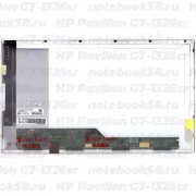 Матрица для ноутбука HP Pavilion G7-1326sr (1600x900 HD+) TN, 40pin, Глянцевая