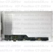 Матрица для ноутбука HP Pavilion G7-2291nr (1600x900 HD+) TN, 40pin, Глянцевая